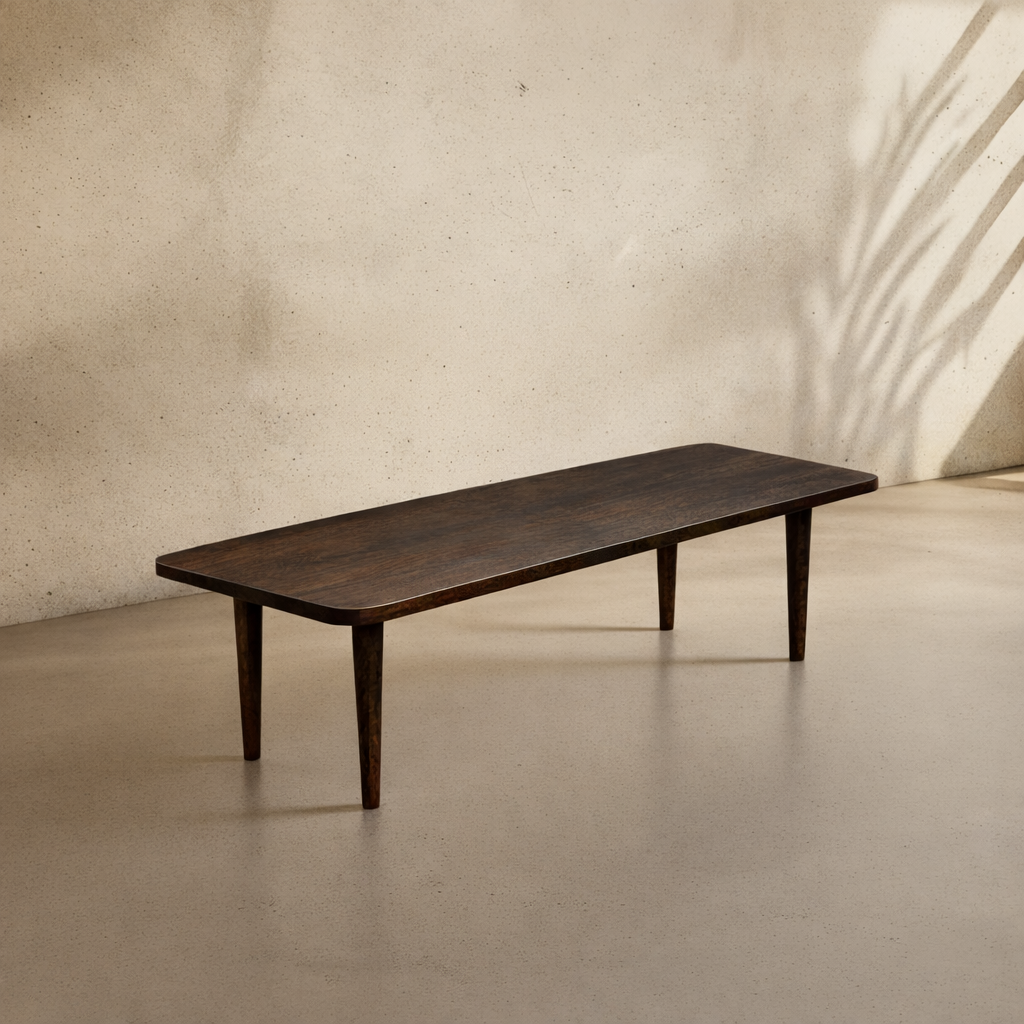 Craftsmill April Small Rectangle Coffee Table - Sleek Scandinavian ...