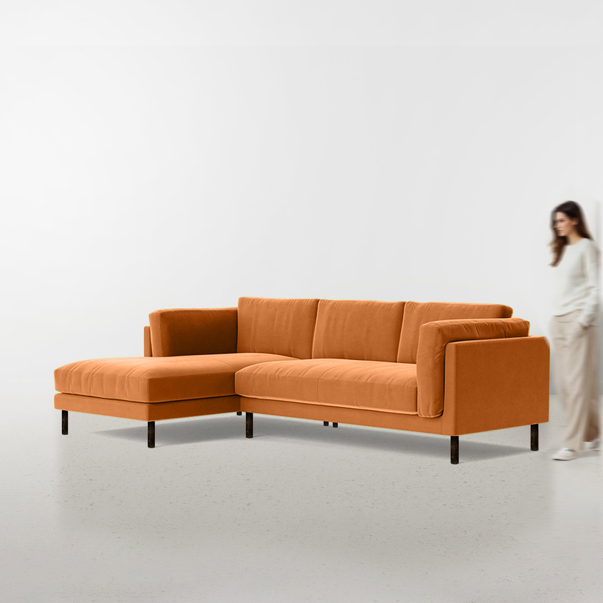 Sven L Shaped Sofa 98