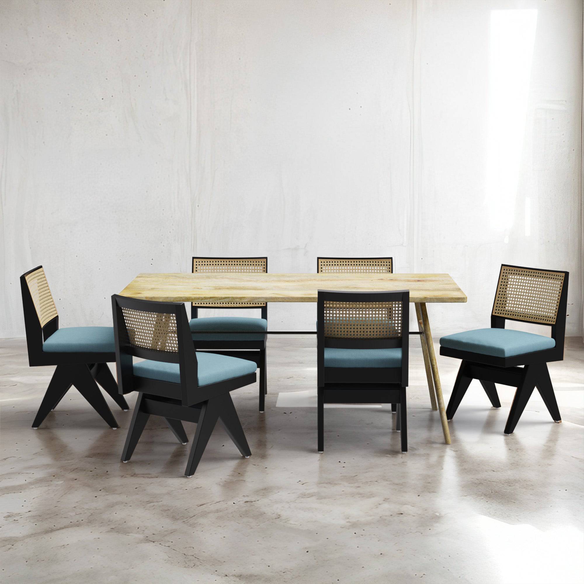 Dido-Jean Dining Table Set - Large 4 & 6 Seater/ All sizes | Crafts Mill  Bespoke Furniture