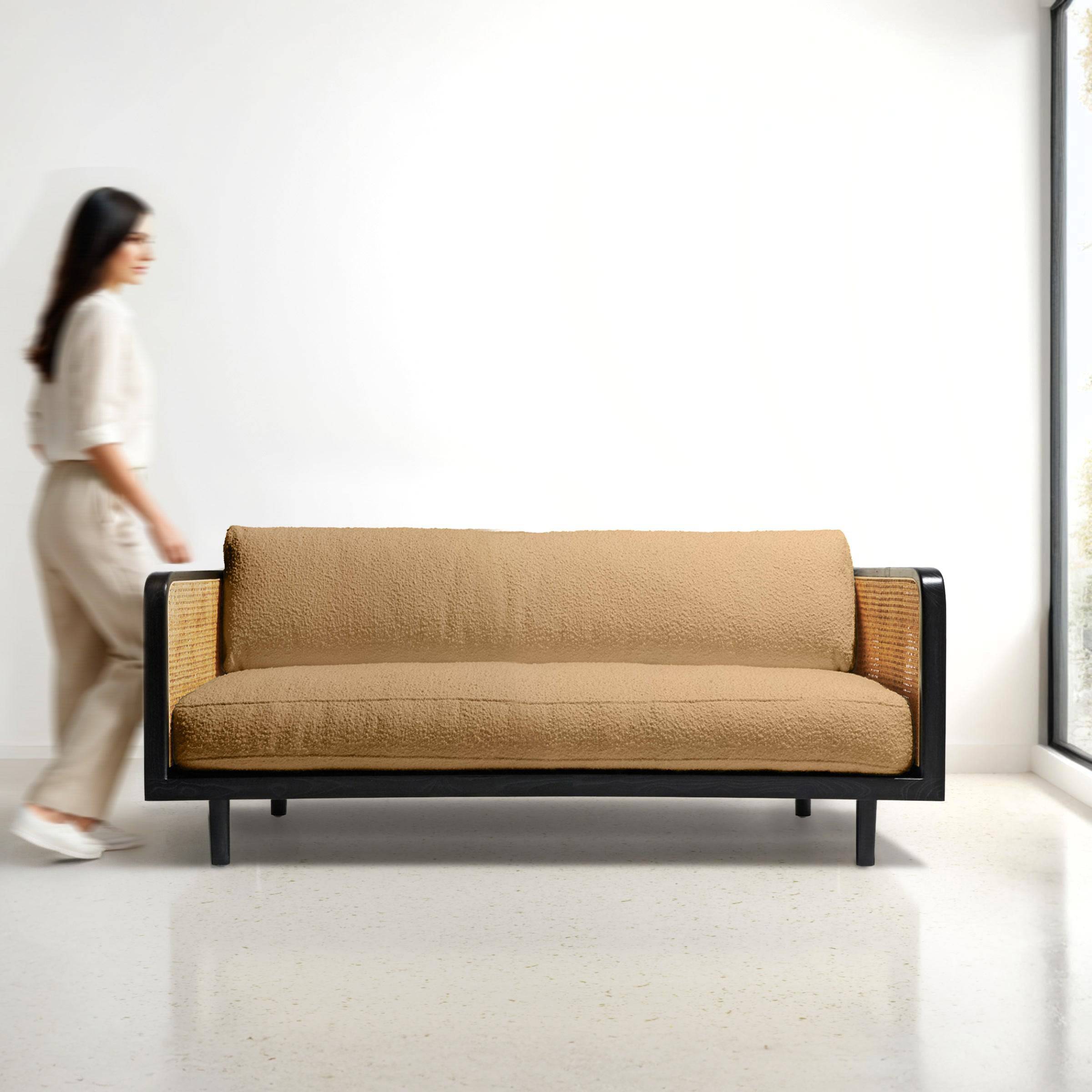 Fry Rattan Seater Sofa 62