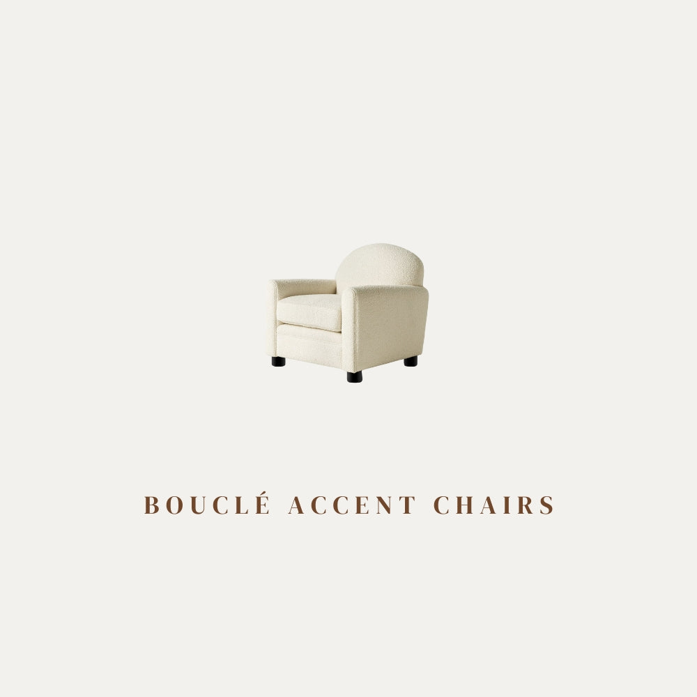 Bouclé Accent Chairs