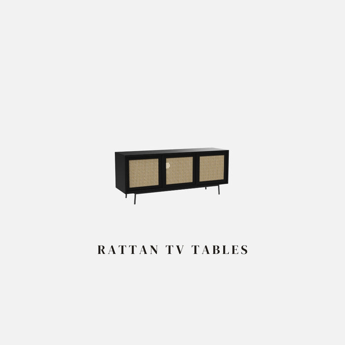 Rattan TV Tables