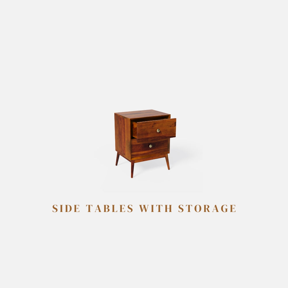 Side Tables with Storage