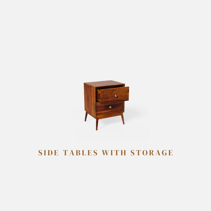 Side Tables with Storage