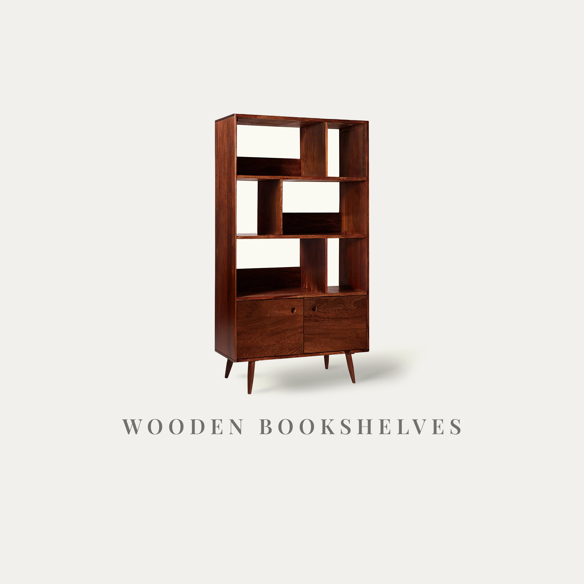 Wooden Bookshelves