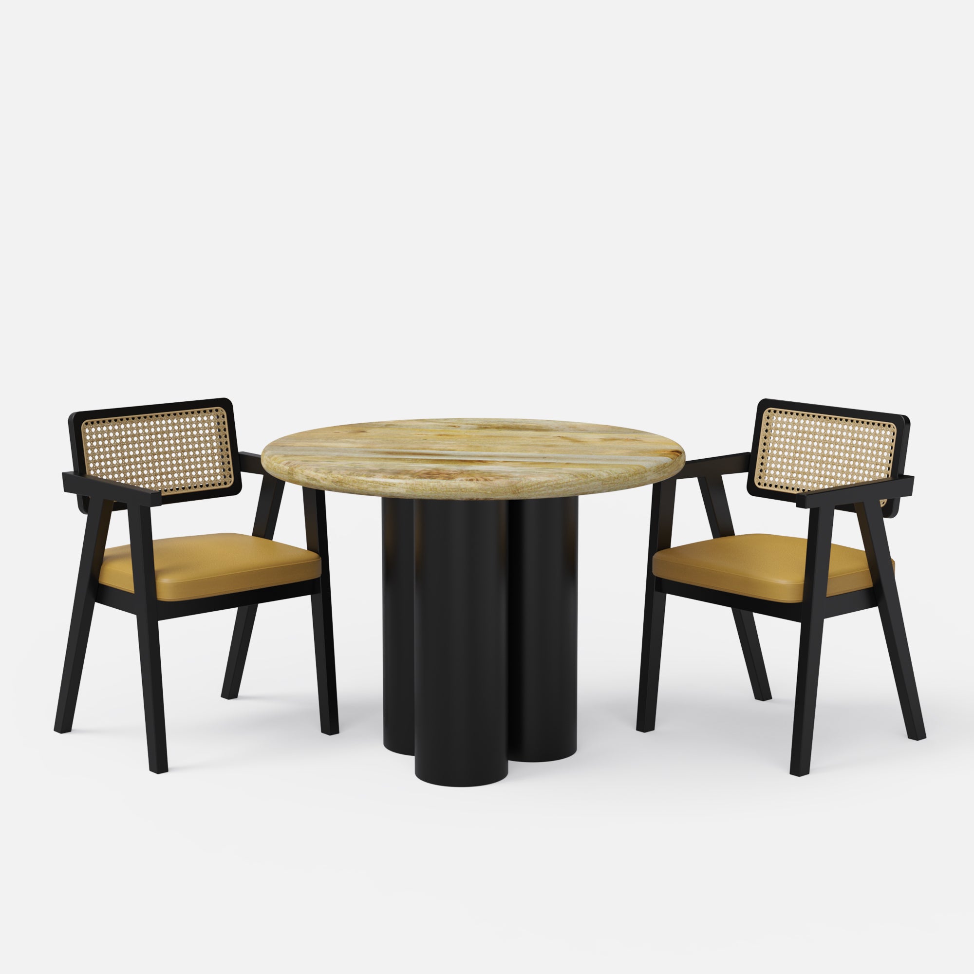 Amor-Bob Dining Table Set - 2, 4 & 6 Seater/ All sizes