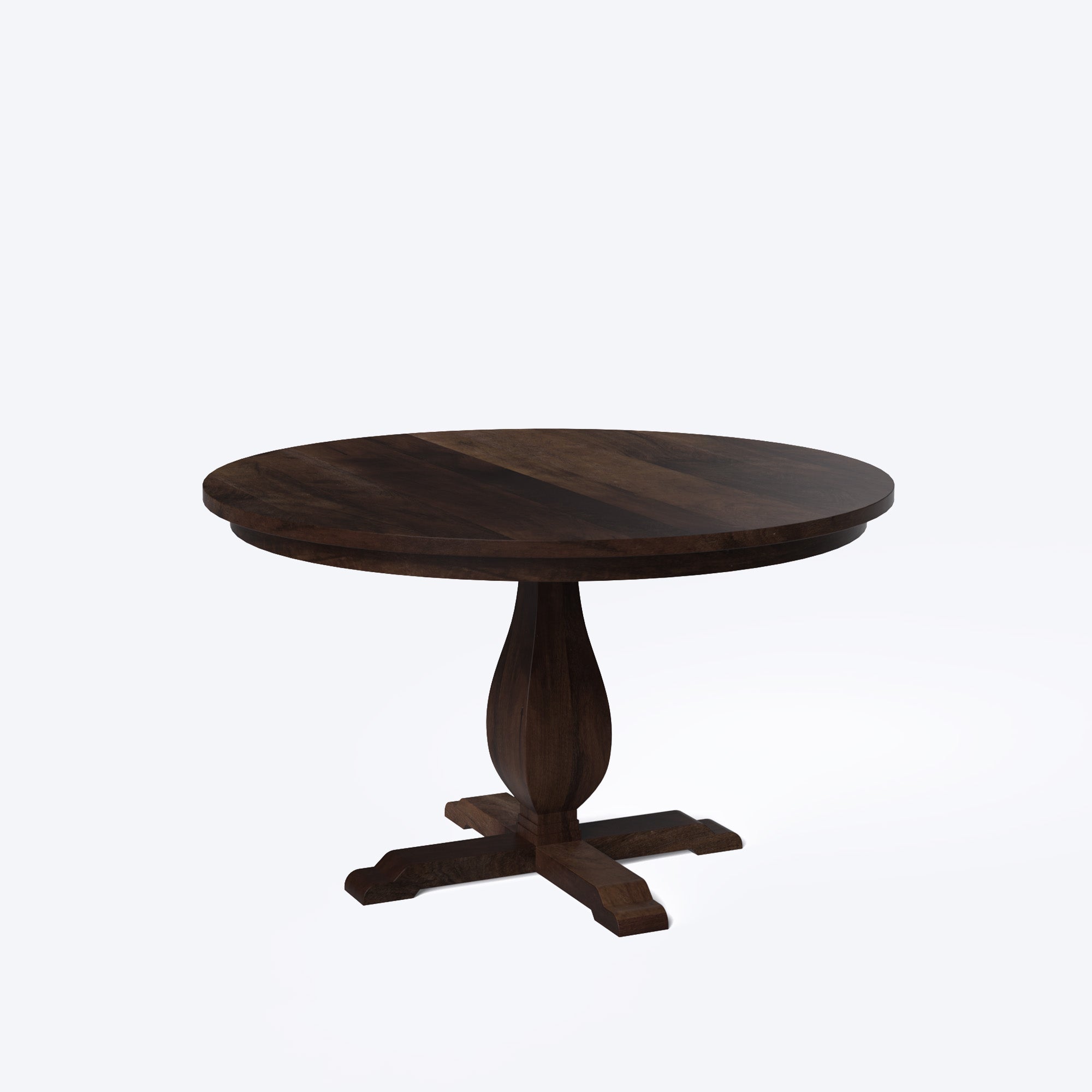 Derbyshire Round Dining Table - 4 & 6 Seater/All Sizes - Crafts Mill Bespoke Furniture - Dining