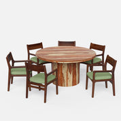 Luis-Kiyomi Dining Table Set - 2, 4 & 6 Seater/ All sizes