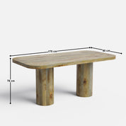 Alba-Kiyomi Dining Table Set - 6 & 8 Seater/ All sizes