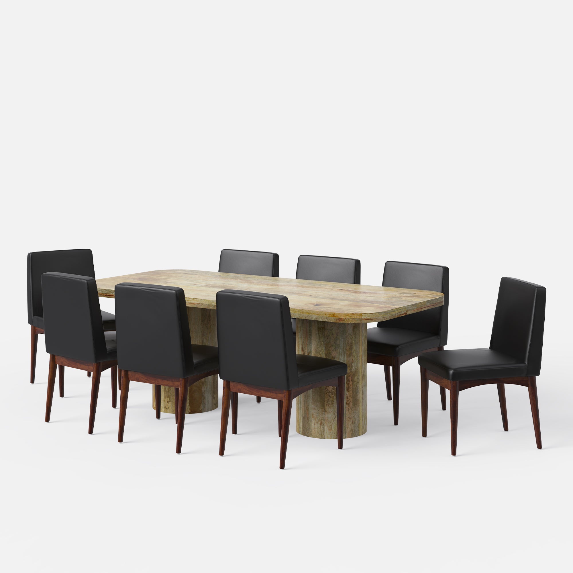 Alba-Lidia Dining Table Set - 6 & 8 Seater/ All sizes