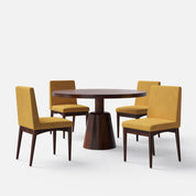 Yukon-Lidia Dining Table Set - 2, 4 & 6 Seater/ All sizes - Crafts Mill Bespoke Furniture - Dining