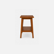 Acacia Wood Console Table with Horizontal Supports