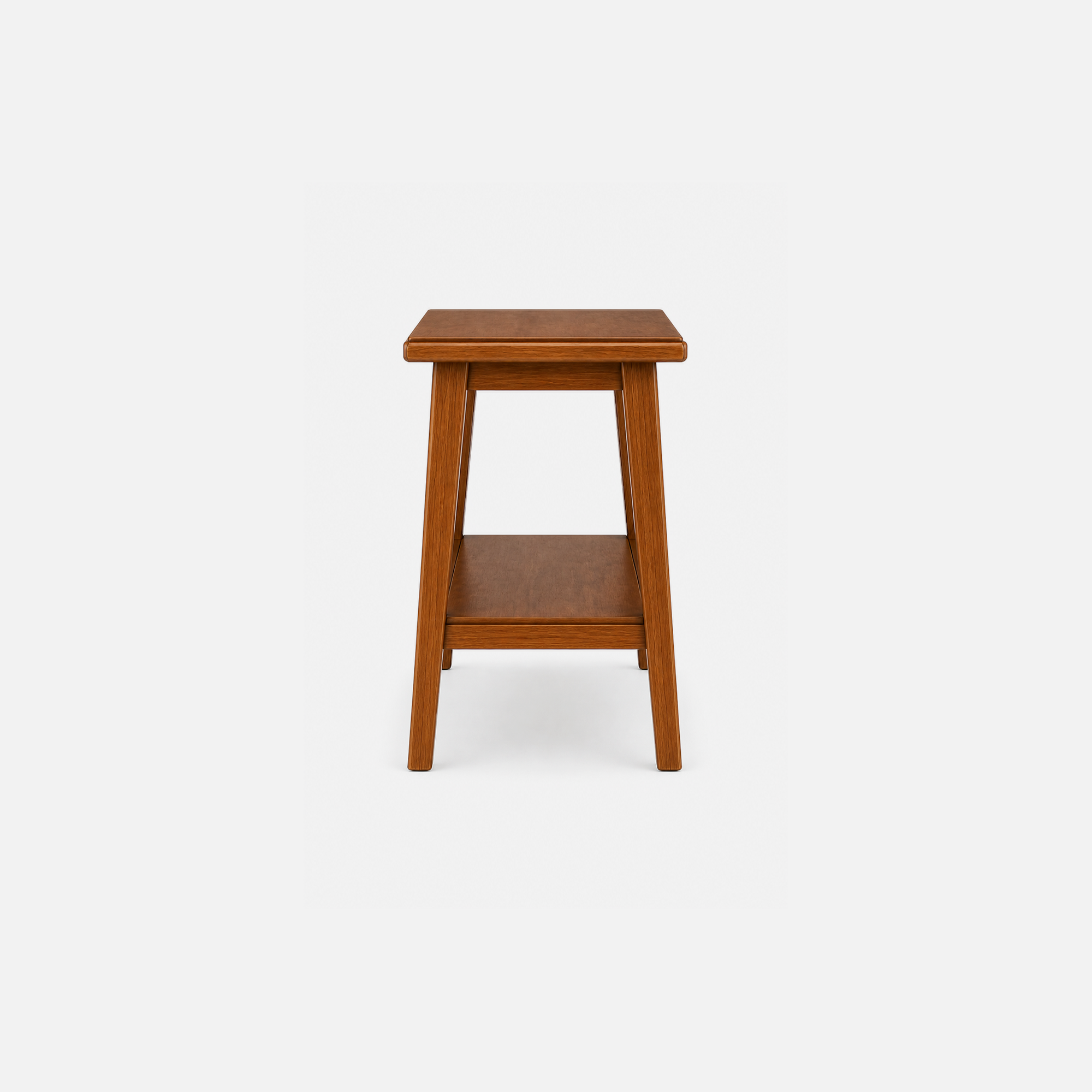 Acacia Wood Console Table with Horizontal Supports