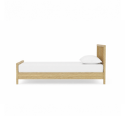 Adelaide Solid Wood Rattan Bed - Single (38 W X 78 D inches) - Mango