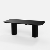 Alba-Jean Dining Table Set - 8 Seater - Table (210 cm x 100 cm x 76 cm H) + 8 Jean Chairs - Mango Table + Sheesham Seating
