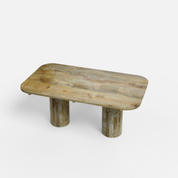 Alba Luxury Dining Table - Large 6 Seater - 175 cm x 90 cm x 76 cm H - Mango