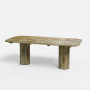 Alba Luxury Dining Table - 8 Seater - 210 cm x 100 cm x 76 cm H - Mango