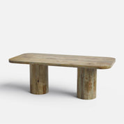 Alba Luxury Dining Table - 8 Seater - 210 cm x 100 cm x 76 cm H - Mango