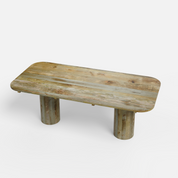 Alba Luxury Dining Table - 8 Seater - 210 cm x 100 cm x 76 cm H - Mango