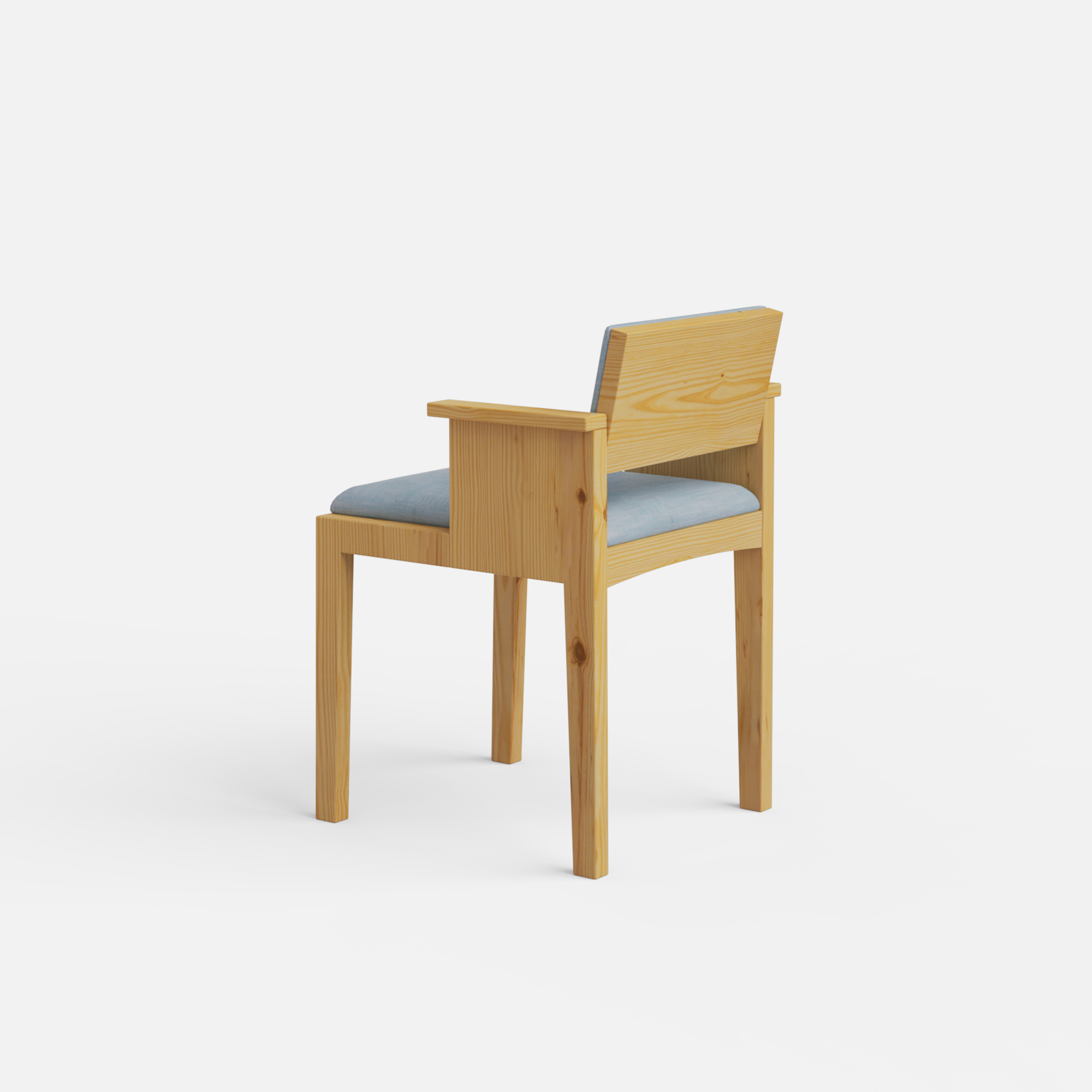 Albert Upholstered Arm Dining Chair - Crafts Mill Bespoke Furniture - Dining