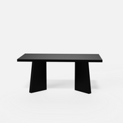 Alejandro Black Luxury Dining Table - Large 6 Seater - 175 cm x 90 cm x 76 cm H - Mango