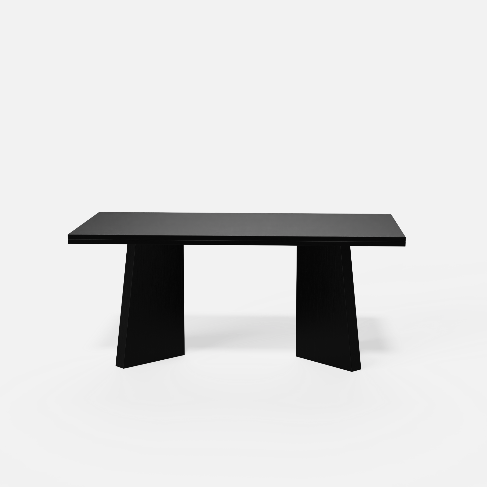 Alejandro Black Luxury Dining Table - Large 6 Seater - 175 cm x 90 cm x 76 cm H - Mango