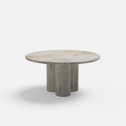 Amor Round Luxury Dining Table - 4 & 6 Seater/All Sizes - Crafts Mill Bespoke Furniture - Dining