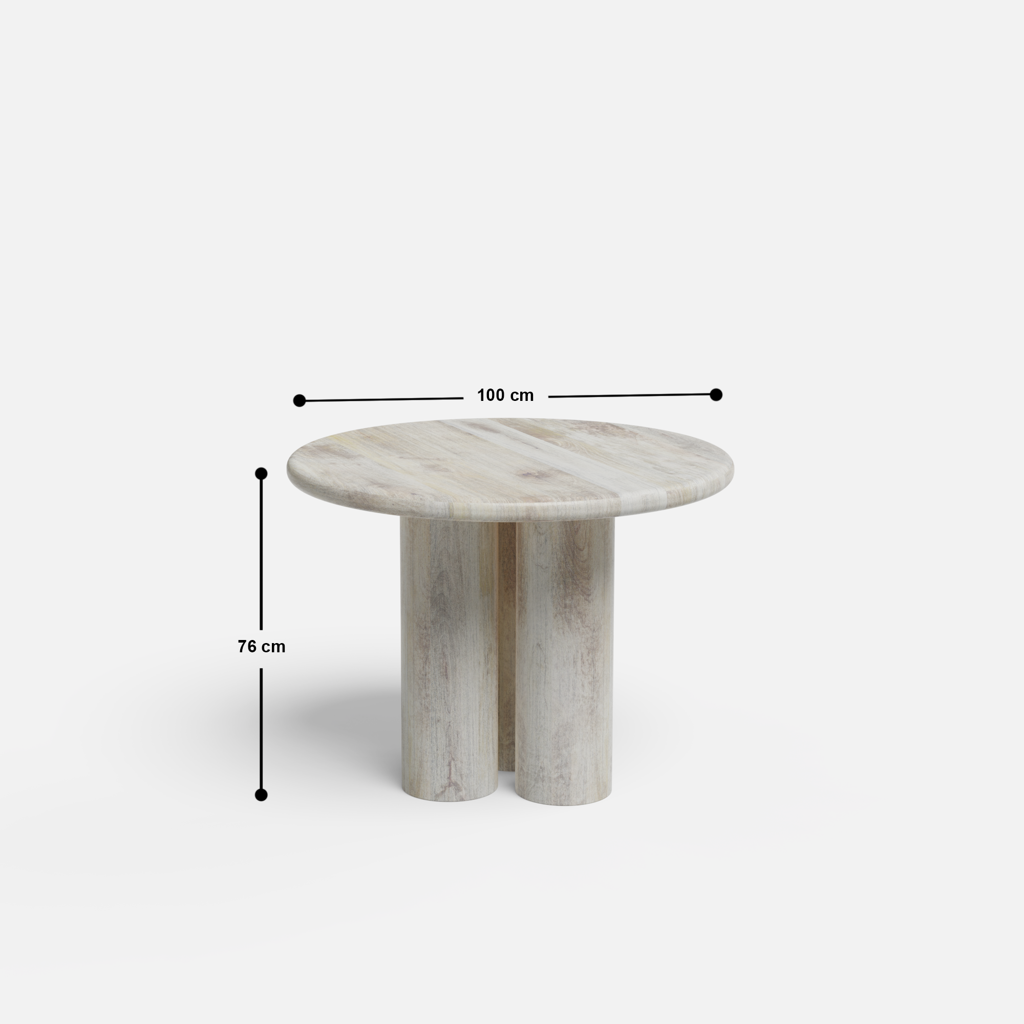 Amor-Pierre Dining Table Set - 2, 4 & 6 Seater/ All sizes - Crafts Mill Bespoke Furniture - Dining