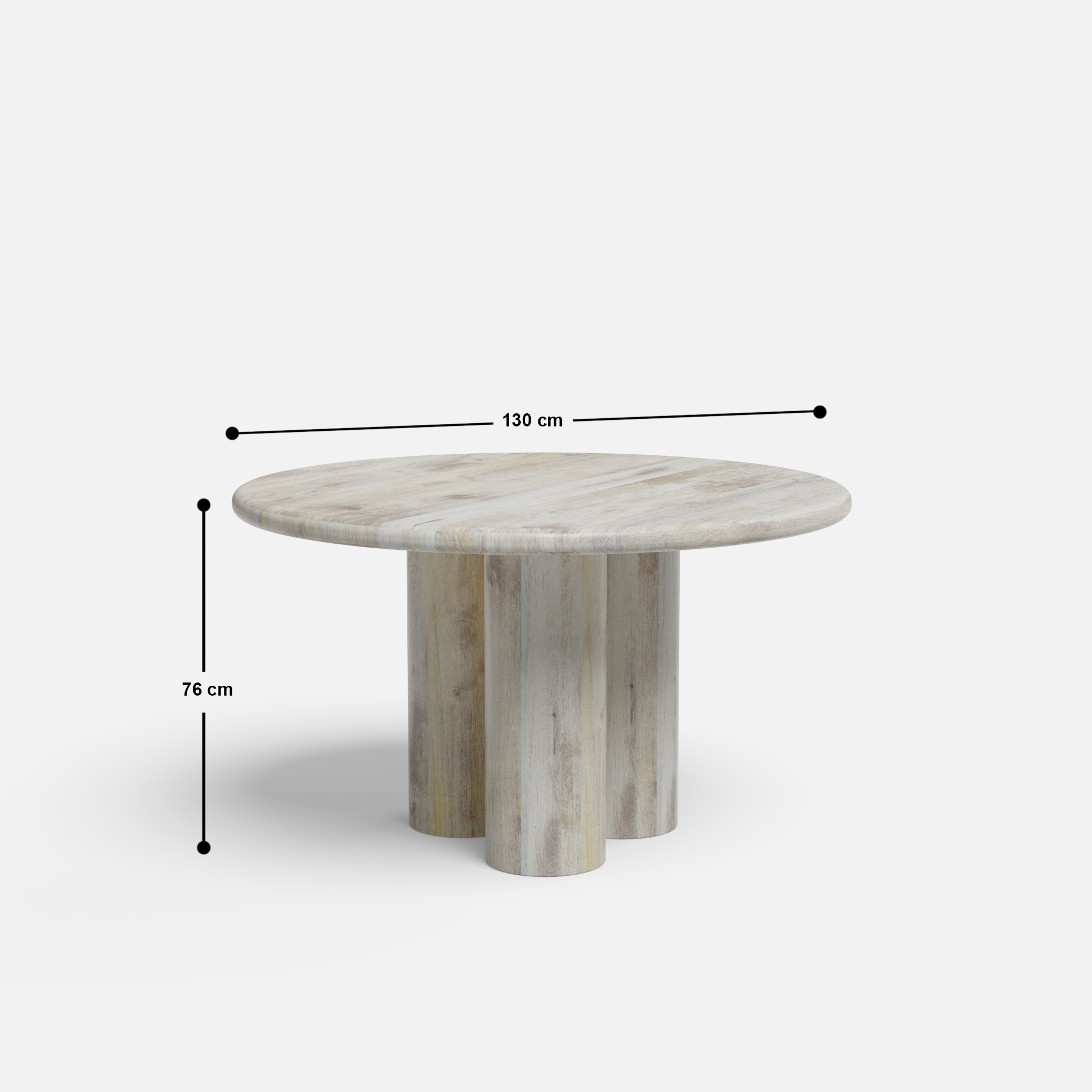 Amor-Pierre Dining Table Set - 2, 4 & 6 Seater/ All sizes - Crafts Mill Bespoke Furniture - Dining