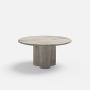 Amor Round Luxury Dining Table - 4 & 6 Seater/All Sizes - Crafts Mill Bespoke Furniture - Dining