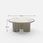 Amor Round Coffee Table - Crafts Mill Bespoke Furniture - Coffee Table