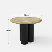 Amor-Bob Dining Table Set - 2, 4 & 6 Seater/ All sizes - Crafts Mill Bespoke Furniture - Dining