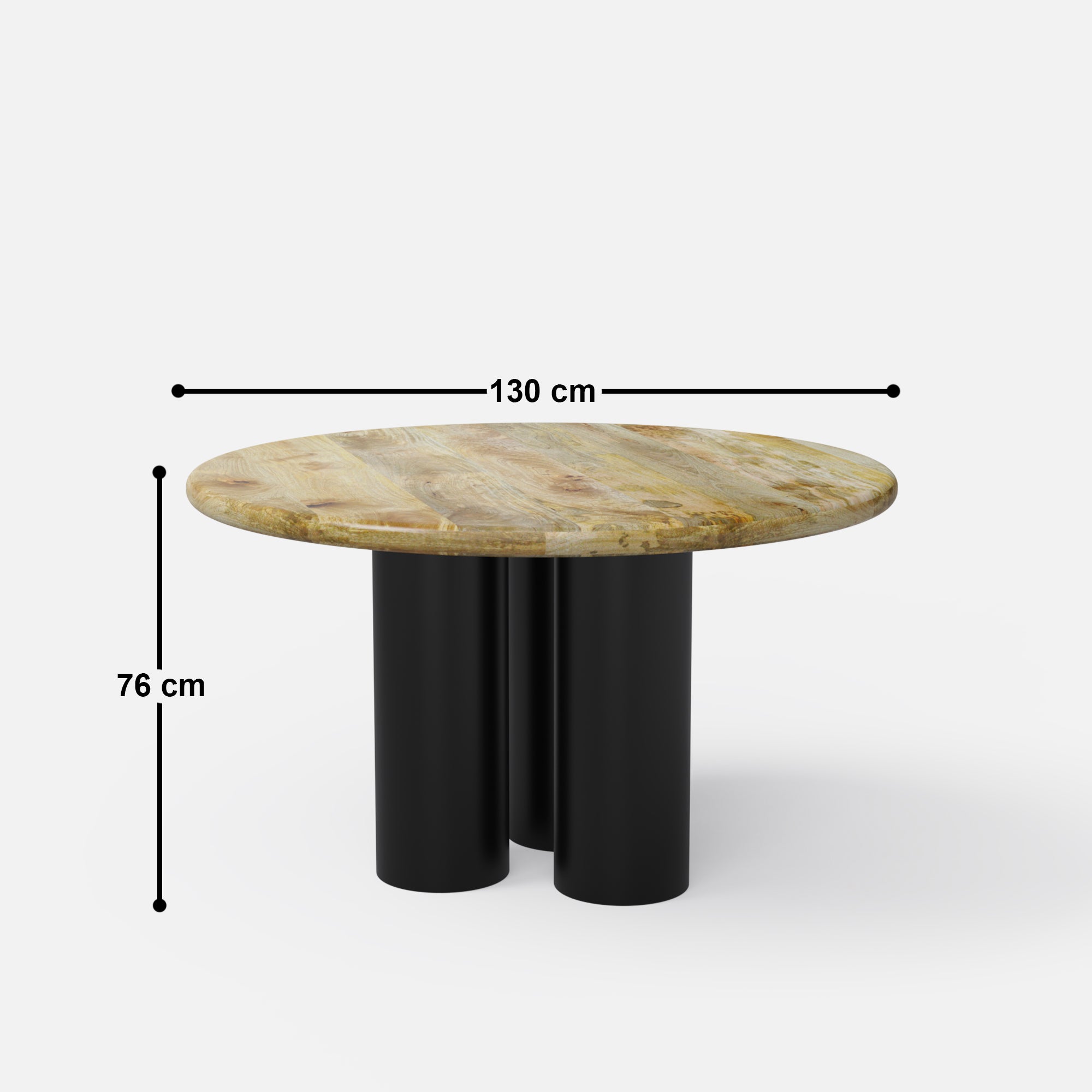 Amor-Bob Dining Table Set - 2, 4 & 6 Seater/ All sizes - Crafts Mill Bespoke Furniture - Dining