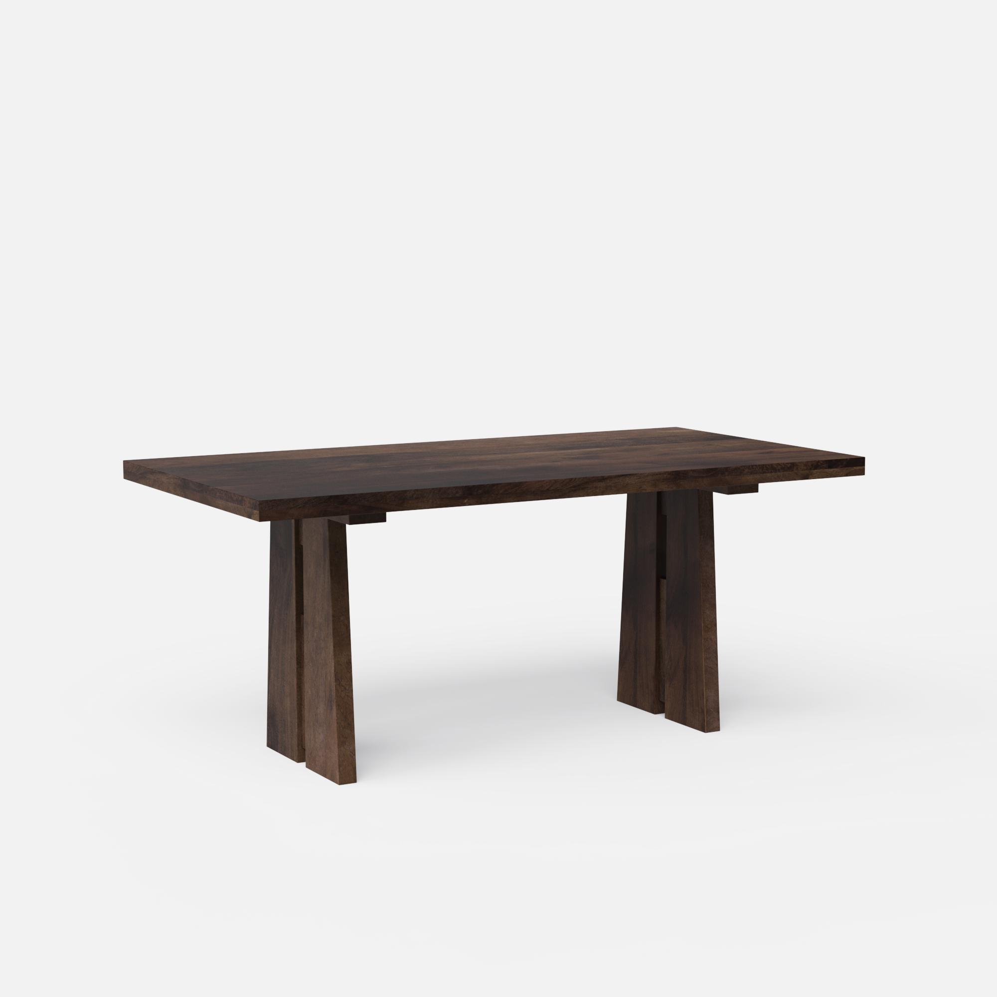 Ana Luxury Dining Table - Large 6 Seater - 175 cm x 90 cm x 76 cm H - Mango