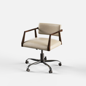 Anton Upholstered Study Chair - Crafts Mill Bespoke Furniture - Desk Chair