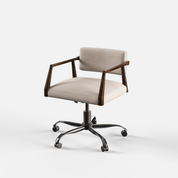 Anton Upholstered Study Chair - Crafts Mill Bespoke Furniture - Desk Chair