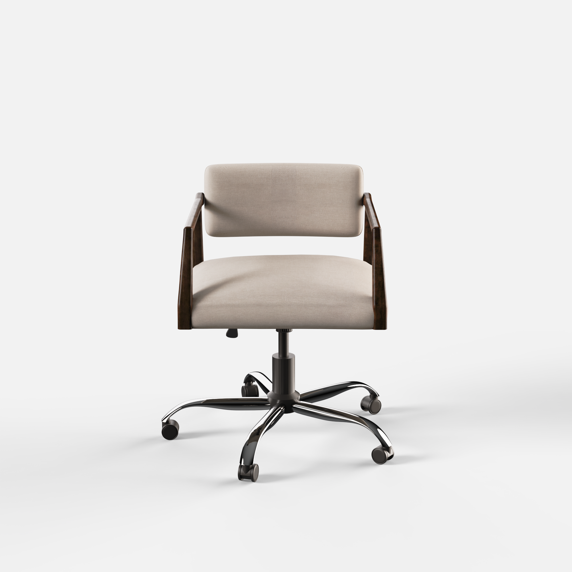 Anton Upholstered Study Chair - Crafts Mill Bespoke Furniture - Desk Chair