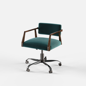 Anton Upholstered Study Chair - Crafts Mill Bespoke Furniture - Desk Chair