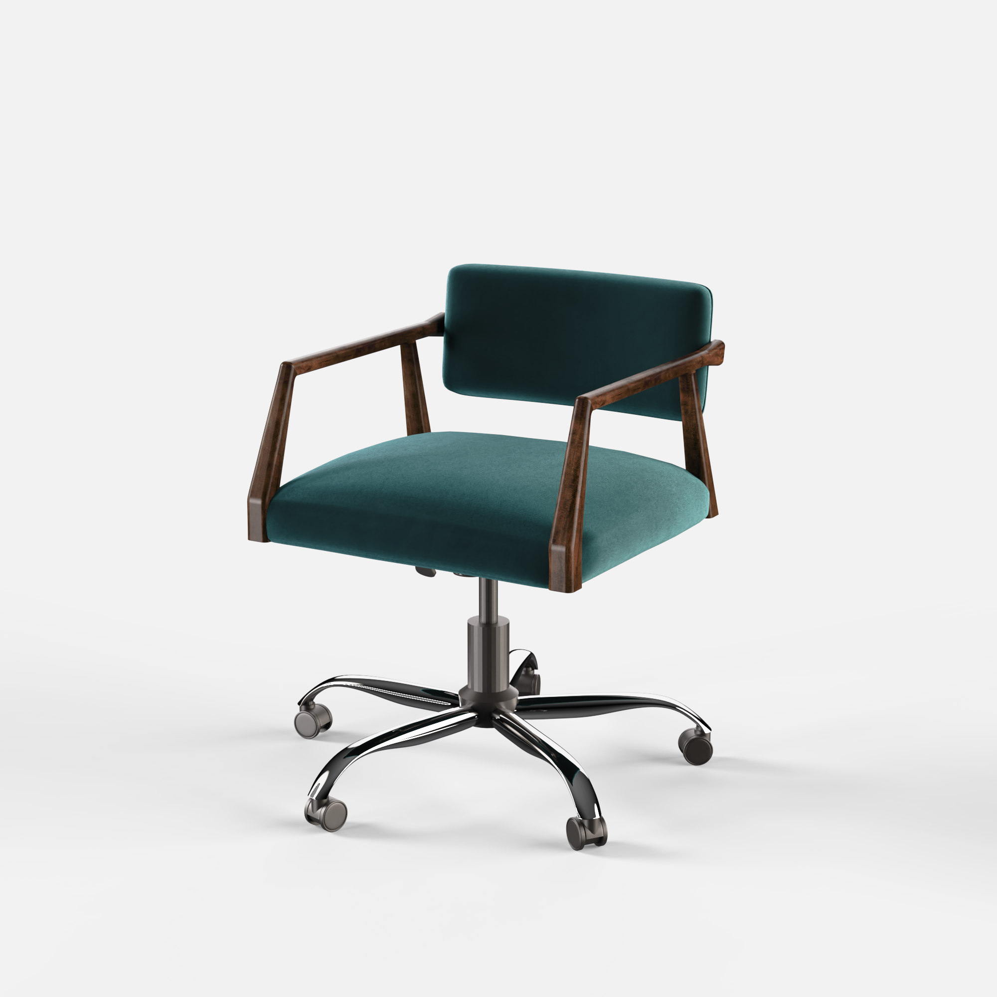 Anton Upholstered Study Chair - Crafts Mill Bespoke Furniture - Desk Chair