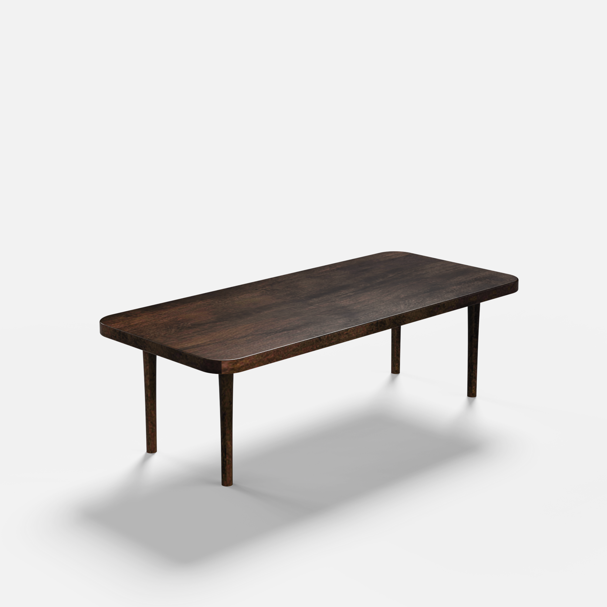 Scandi Rectangle Small Table Craftsmill April Small Rectangle Coffee Table - Sleek Scandinavian ...