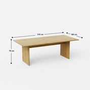 Astrid Dining Table - 4, 6 & 8 Seater/All Sizes - Crafts Mill Bespoke Furniture - Dining