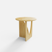 Astrid Solid Wood Side Table - Crafts Mill Bespoke Furniture - End Tables