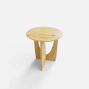 Astrid Solid Wood Side Table - Crafts Mill Bespoke Furniture - End Tables