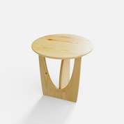 Astrid Solid Wood Side Table - Crafts Mill Bespoke Furniture - End Tables