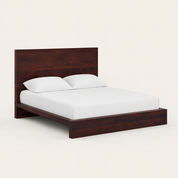 Bay Platform Bed - Solid Wood Beach Style Bed