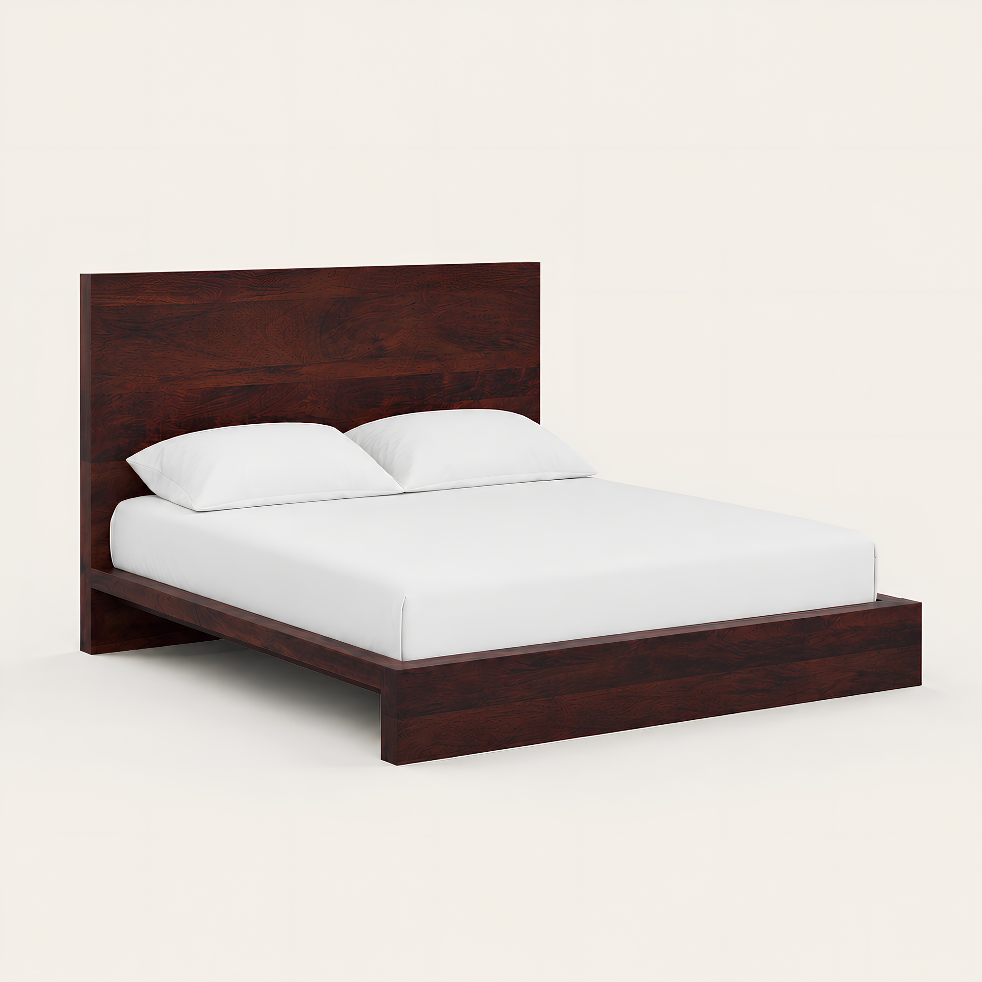Bay Platform Bed - Solid Wood Beach Style Bed