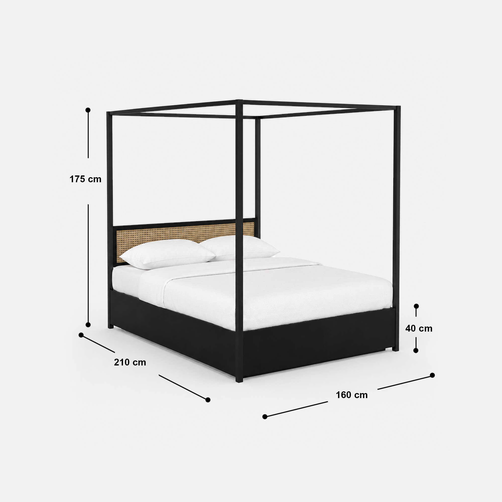 California Hydraulic 4 Poster Bed