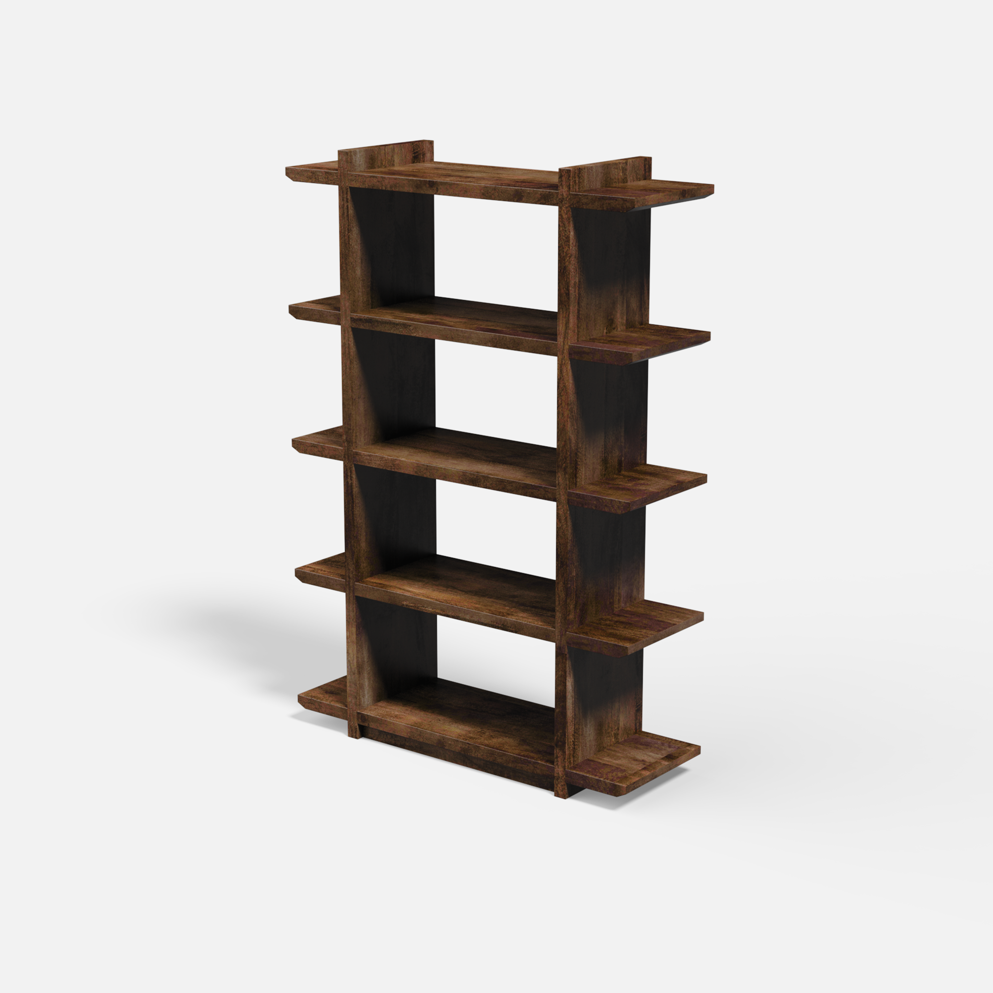 Carmen Open Bookshelf - Crafts Mill Bespoke Furniture - Bookshelves