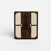 Chantel Rattan Wardrobe - Crafts Mill Bespoke Furniture - Wardrobes