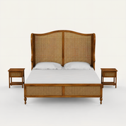Chantel Rattan Bedroom Set